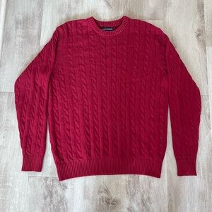 Saddlebred Rich Red Crewneck Sweater